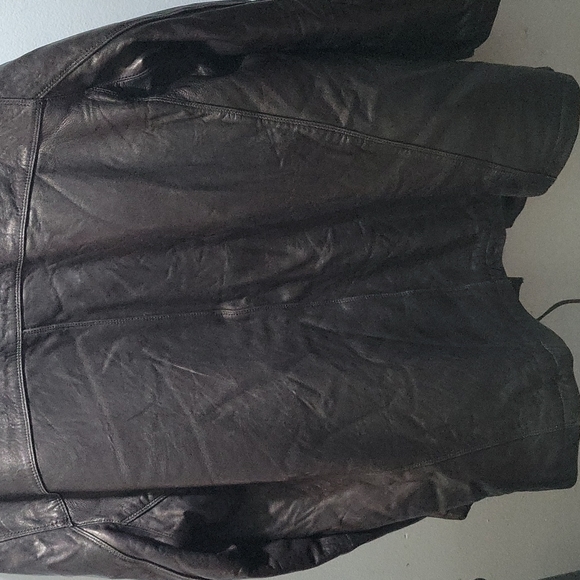 Lamb skin leather knowles&Carter London Made in Italy jacket - Picture 6 of 7